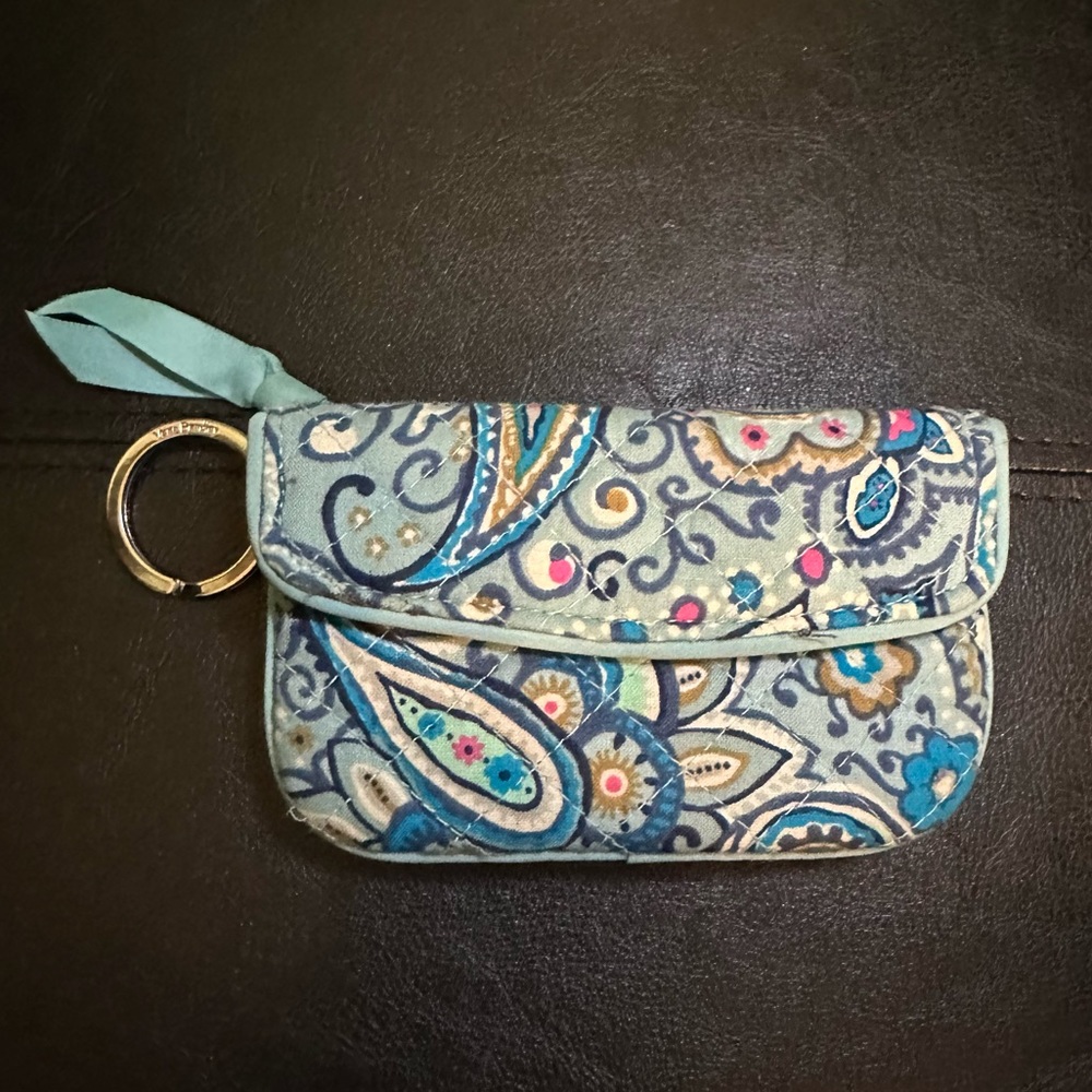 Vera Bradley ID Zipper Wallet with Side Clasp Pocket